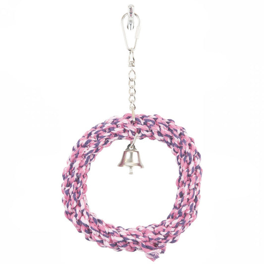 Touw Ring Roze 13cm