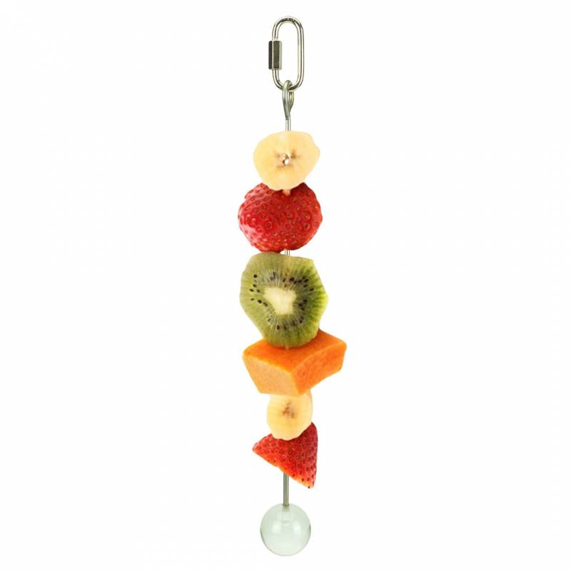 rvs fruit spies voor vogels parkiet papegaai