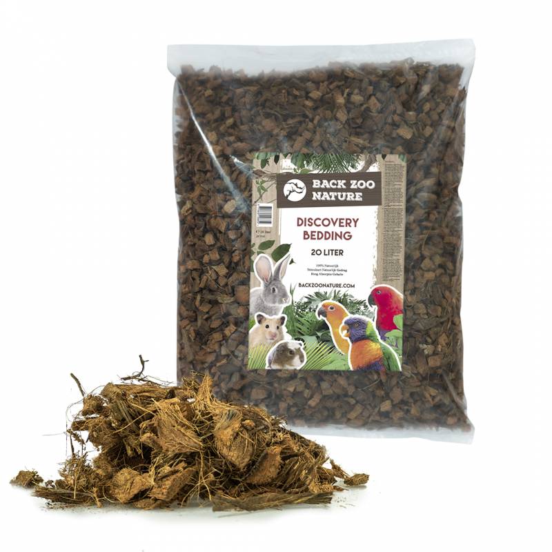 Bodembedekking voor in de vogelkooi