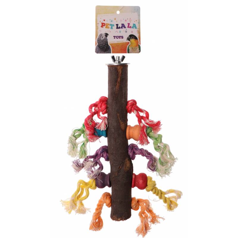 Petlala - Wooden Colour Perch Large