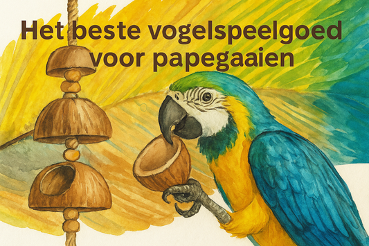 Het beste vogelspeelgoed voor papegaaien