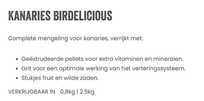 Deli Nature Birdelicious Kanaries