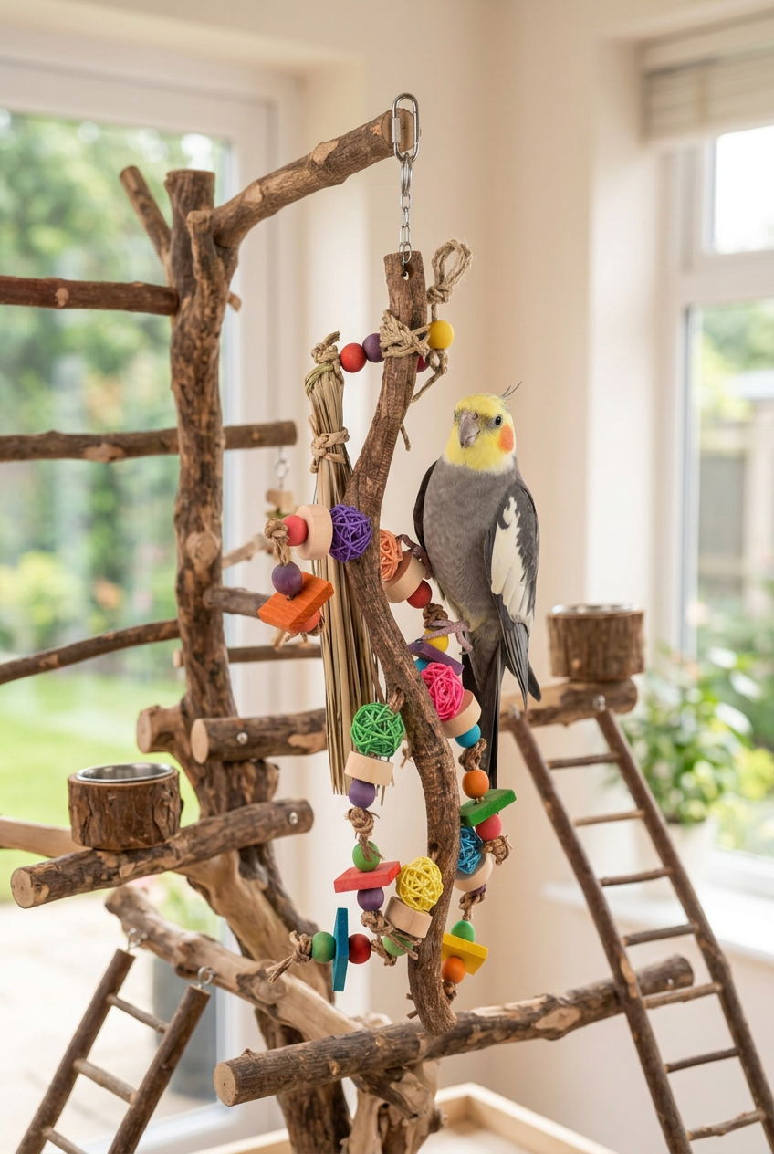 Vogelspeelgoed Flamingo Rainbow Chi