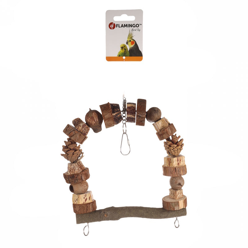 Flamingo Takkie schommel voor vogels