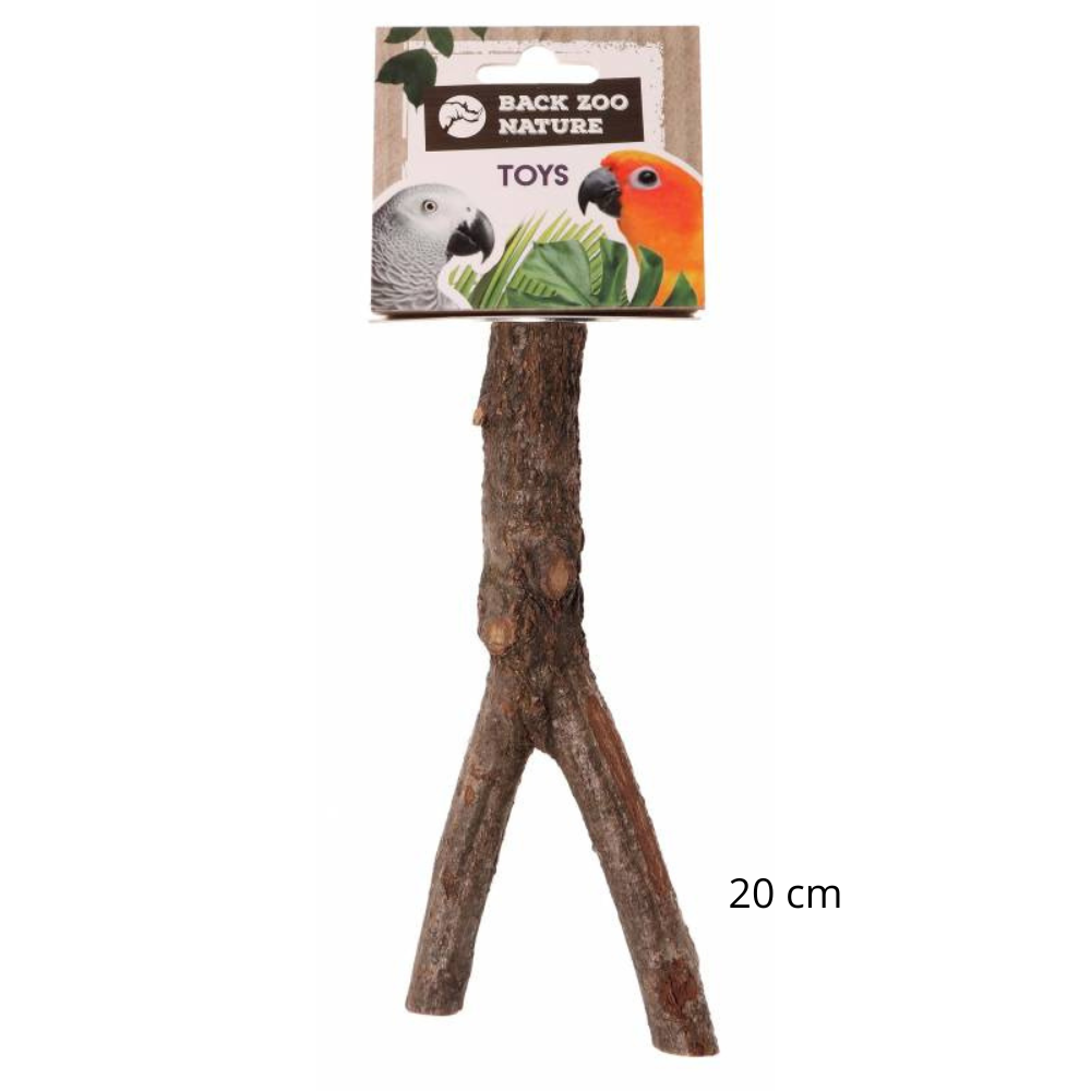 Back Zoo Nature Wooden Y- perch