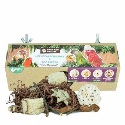 Back Zoo Nature - Hexagon Foraging & Play Tunnel