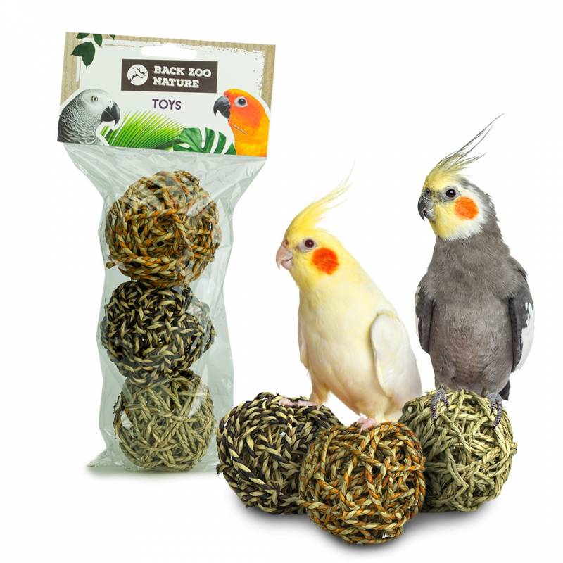 Back Zoo Nature seagrass balls - parkieten tot papegaaien